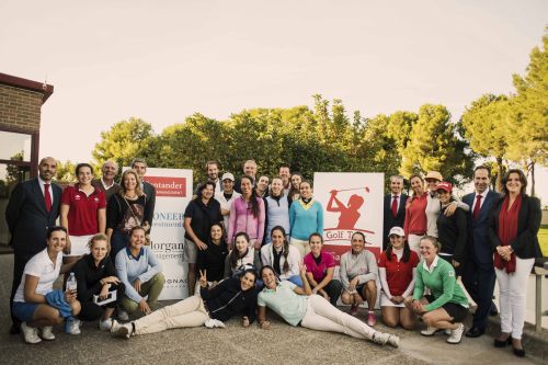 Jugadoras y patrocinadores Pro-Am Santander Tour La Peñaza©ElMarcoRojo.jpg